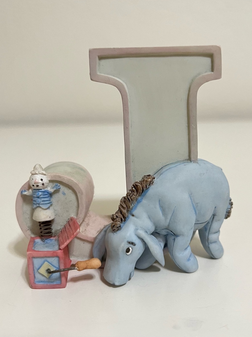 Disney Classic Winnie the Pooh Michel & Company Alphabet Letter "J" Eeyore